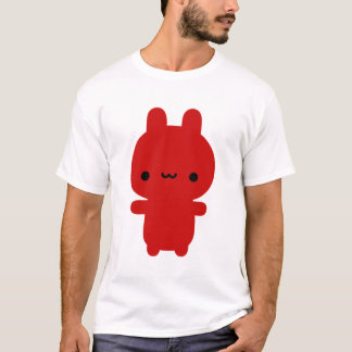Red Chubby Bunny Black T-shirt (vrouwen)