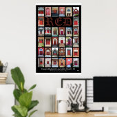 "RED Church Doors of Lancaster County, PA"-Poster Poster (Thuiskantoor)