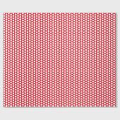 Red Circle Dot Abstracte Waterverf Cadeaupapier (Vlak)