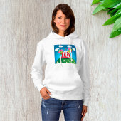 Red Circus Tent Dames Hoodie