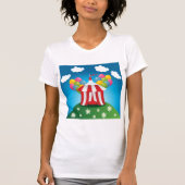 Red Circus Tent Vrouwen T-shirt (Voorkant)