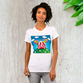 Red Circus Tent Vrouwen T-shirt
