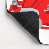 Red Citroen 2 CV Mousemat Muismat (Hoek)