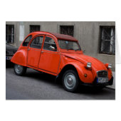 Red Citroën 2CV (Voorkant Horizontaal)
