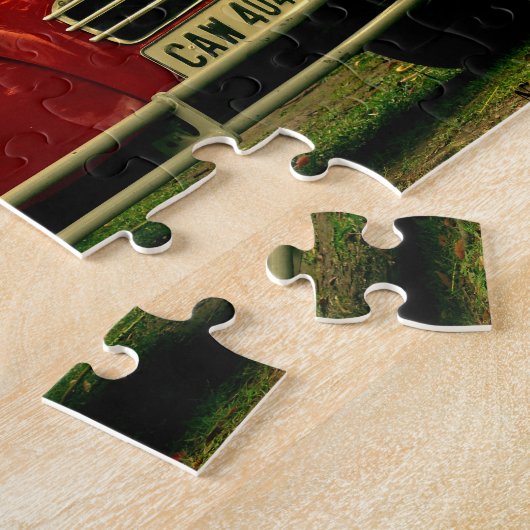 Red Citroën 2CV Legpuzzel (Zijkant)