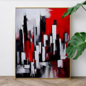 Red City ingelijste kunst Poster