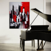 Red City ingelijste kunst Poster