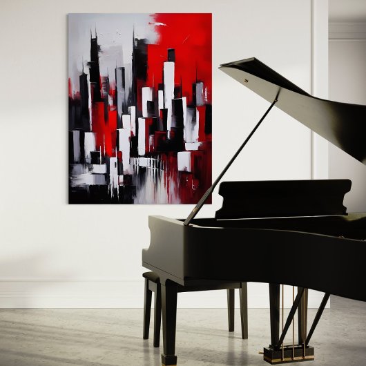 Red City ingelijste kunst Poster