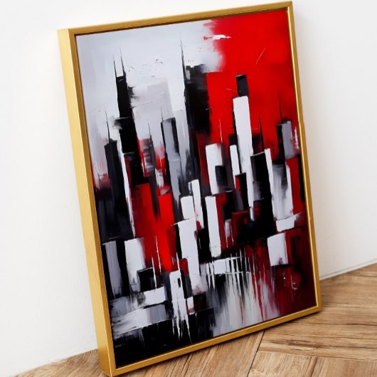 Red City ingelijste kunst Poster