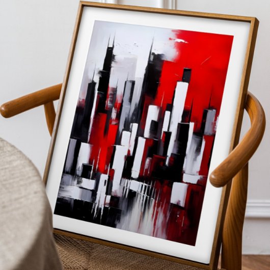 Red City ingelijste kunst Poster