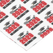 Red Class of 2026 Graduation Party Tafelkleed (Gekanteld)