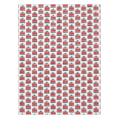 Red Class of 2026 Graduation Party Tafelkleed (Voorkant)