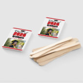 Red Class of 2026 Photo Custom Graduation Photo Handwaaier (Niet-gemonteerd)