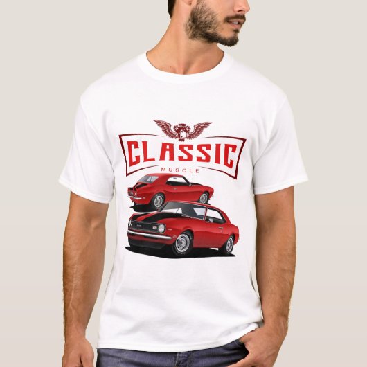 Red Classic Camaro T-shirt (Voorkant)