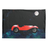 Red Classic Car Boys Room Decor Kussensloop (Achterkant)