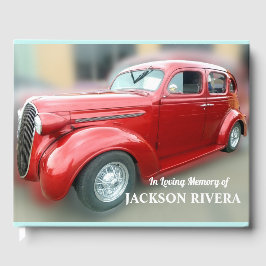 Red Classic Car Memorial Gastenboek