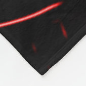 Red Classic demon Samurai - Aangepast groot Fleece Deken (Hoek)