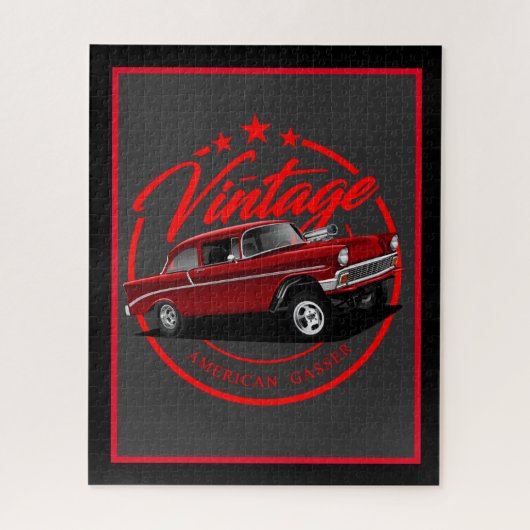 Red Classic Gasser Legpuzzel (Verticaal)