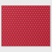 Red Classic  Polka Dot for Holiday Gifts Cadeaupapier (Vlak)