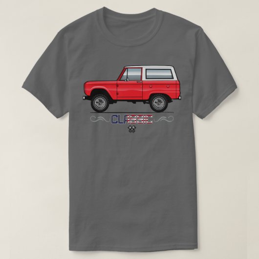 Red Classic T-shirt (Design voorkant)