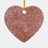 Red Clay Court, grind, Shale Stone Brick, Tennis Keramisch Ornament (Voorkant)