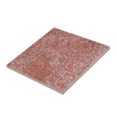 Red Clay Court, grind, Shale Stone Brick, Tennis Tegeltje (Zijkant)