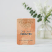 Red Clay Stone Marokkaans - Visitekaartje Contactkaartje (Staand voorkant)