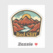 Red Cliff, Colorado Sticker (Vel)