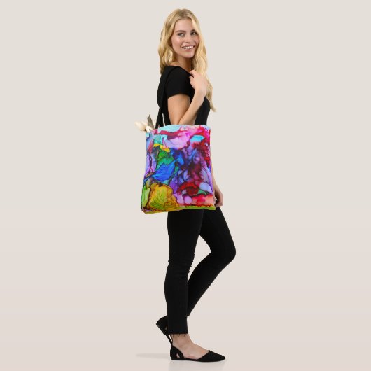 Red Cliffs bij Sunset Tote Bag (Op model)