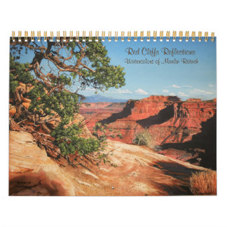 Red Cliffs Reflections-schilderijen van Canyonland Kalender