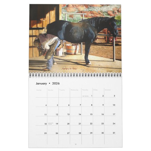 Red Cliffs Reflections-schilderijen van Canyonland Kalender (Jan 2026)