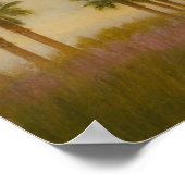 Red Cliffs Utah Tempel Schildering™ LDS Kunst Post Poster (Hoek)