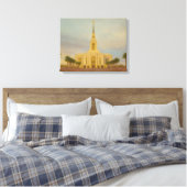 Red Cliffs Utah Temple Painting™ LDS Art Canvas (Insitu (Slaapkamer))