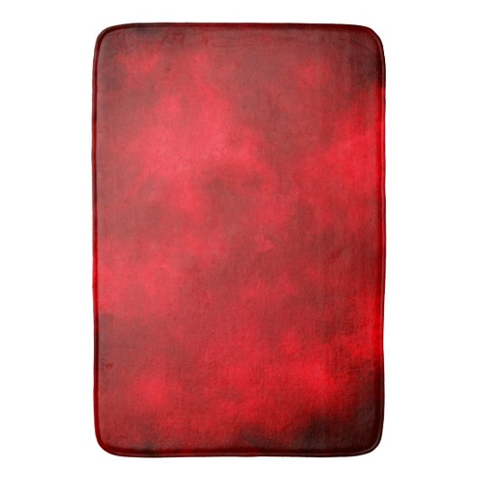 Red Cloud Effect Bath Mat (Voorkant Verticaal)
