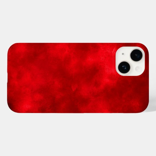 Red Cloud Effect iPhone/iPad case (Achterkant (horizontaal))