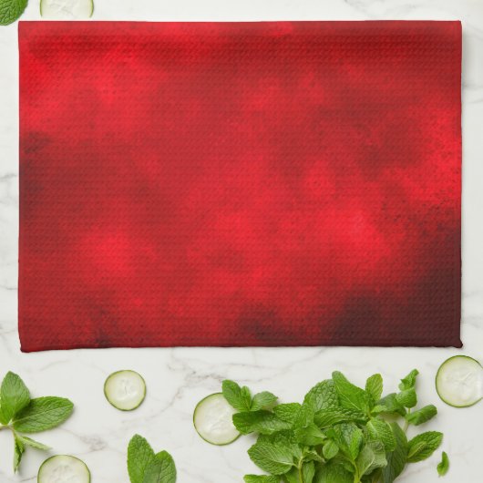 Red Cloud Effect Tea Towel Theedoek (Gevouwen)