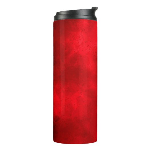 Red Cloud Effect Thermal Tumbler Thermosbeker (Gedraaid links)