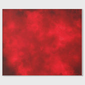 Red Cloud Effect Wrapping Paper Cadeaupapier (Vlak)