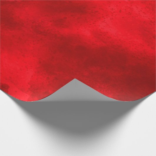 Red Cloud Effect Wrapping Paper Cadeaupapier (Hoek)