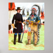 Red Cloud, hoofd van de Oglala Sioux Poster (Voorkant)