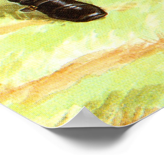 Red Cloud, hoofd van de Oglala Sioux Poster (Hoek)