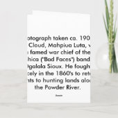 Red Cloud Kaart (Achterkant)