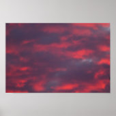 Red Cloud Sunset, Ohio Poster (Voorkant)