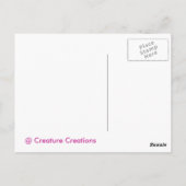 Red Clover Blossom 2 Briefkaart (Achterkant)