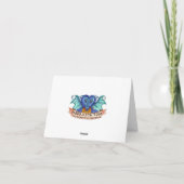 Red Clover Dragon - Notecard Kaart (Achterkant)