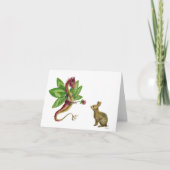 Red Clover Dragon - Notecard Kaart (Voorkant)