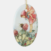 Red Clover Fairy Keramisch Ornament (Rechts)