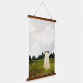 Red Clover Ghost Hangend Wandkleed (Gebogen)