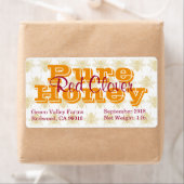Red Clover Honey Jar Etiket (Insitu)