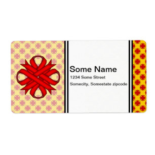 Red Clover Ribbon door Kenneth Yoncich Etiket